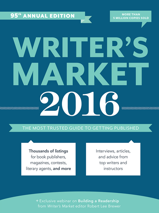 Title details for Writer's Market 2016 by Robert Lee Brewer - Available